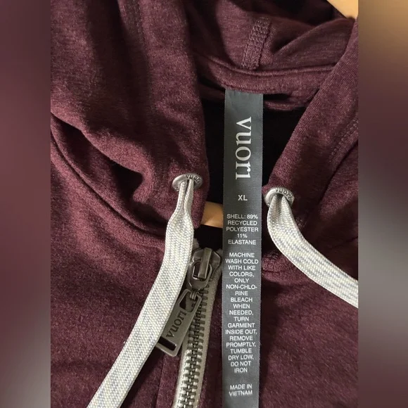 Vuori Women's Halo Performance Hoodie Purple Brown Size XL - Picture 8 of 11